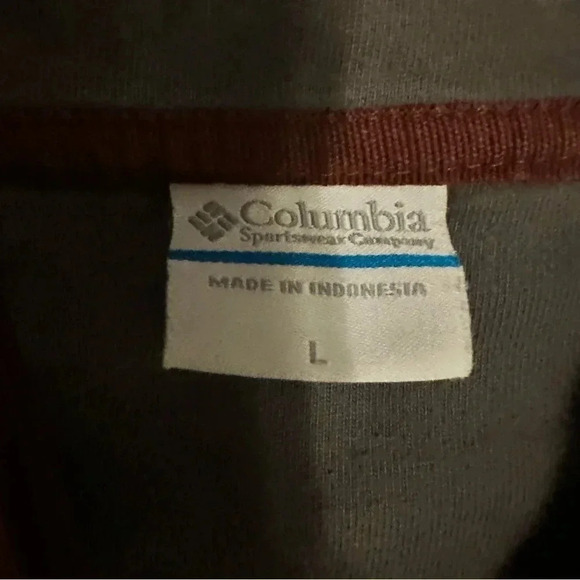 Columbia Men’s 1/4 zip sweater orange size L - Picture 5 of 6